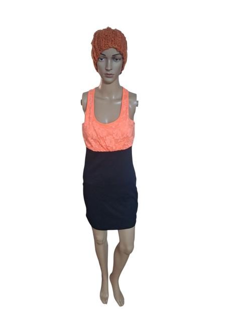 Dámske šaty s čipkou, terranova,m