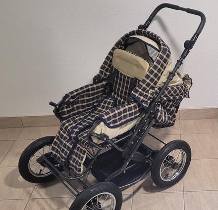 Perfektný retro kočík, steggi