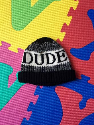 F&f zimná čiernobiela čiapočka, f&f,62