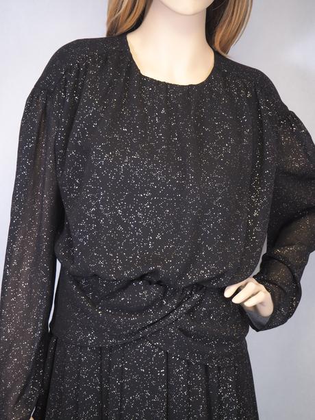 Čierne elegantné šaty h&m, h&m,36