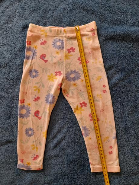 Tenké kvetinkové legínky, f&f,92
