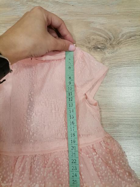 Dievčenské marhulkove šaty s tylovou sukňou, pepco,86