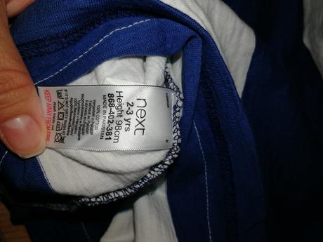 Pásikovaná mikina, next,98