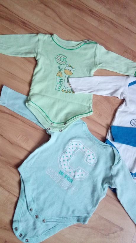 4x body s dlhým rukávom 62/68, peanuts,62