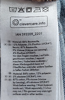 Tehotenské rifle denim department, 44