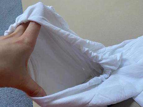 Biele 3/4 háremky s, s