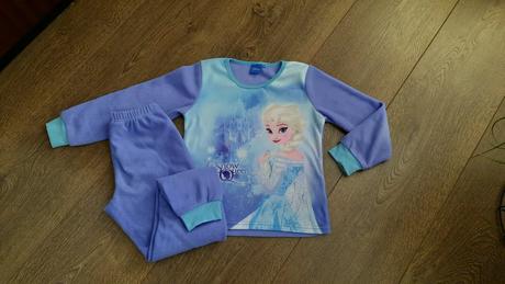 Fleecová súprava frozen v.128/134 + tričko elsa, disney,128