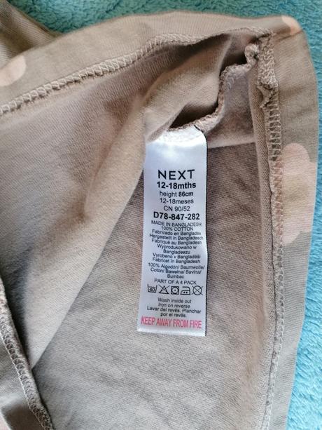 Tričko kvety, next,86