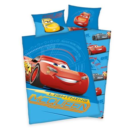 Obliečky do postieľky cars 3 blue 100/135, 40/60, šírka (cm): 100,dĺžka (cm): 130