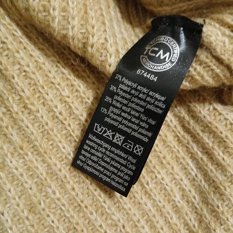 Béžová vlnená vesta, tchibo,46