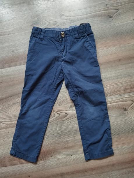 Modré nohavice hm 98, h&m,98