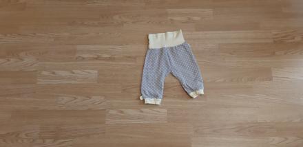 Botkované bavlnené nohavice, 68