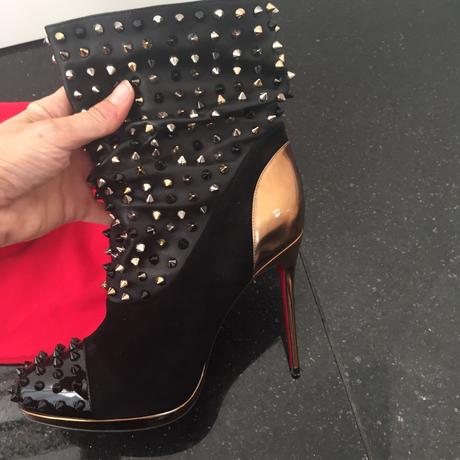 Christian louboutin spikes boots- ostnove čižmičky, 39