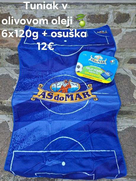 Tuniak 6x120g+ osuška,