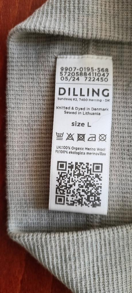 Merino organic čelenka dilling, l