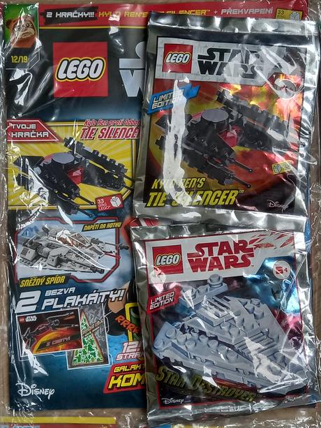 Lego star wars časopis a hračky,