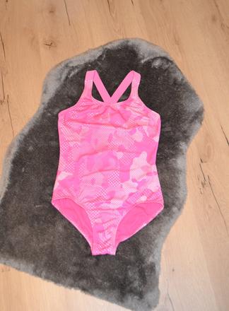 Dievčenské jednodielne plavky nike optic camo cros, nike,140