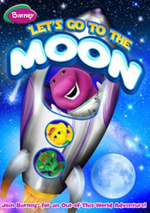 Anglické dvd barney - lets go to the moon,