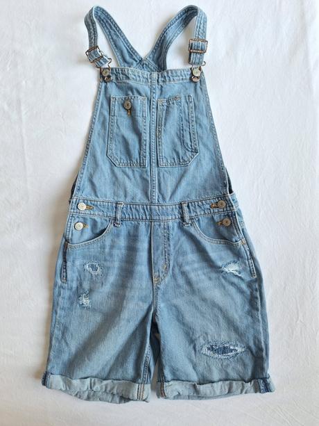 Krátke nohavice rifľové na traky, gap,164