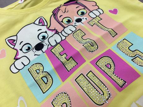 Labkova patrola trička pre dievčatá, 86 / 92 / 104