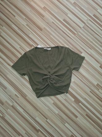 Croptop, fishbone,s / xs