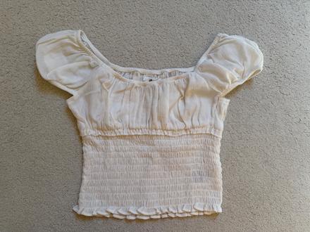 Letny crop top h&m - top stav, h&m,152
