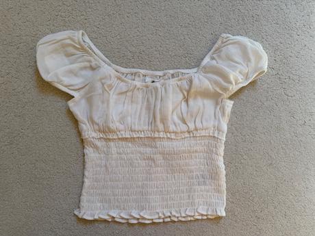 Letny crop top h&m - top stav, h&m,152