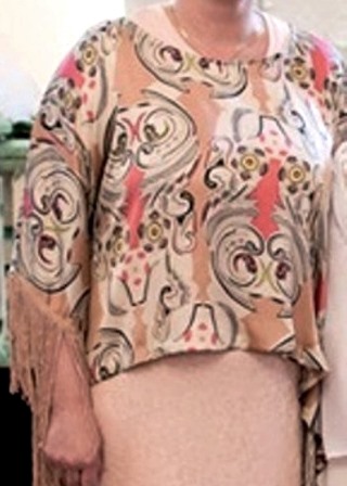 Minišaty, lososová/marhuľková farba, v. 42/44/xl, xl