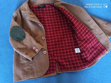 Užasné menčestrové sako 98/104, 104