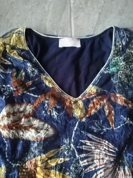 Šik blúzka vzor čipka made in france, vm, m