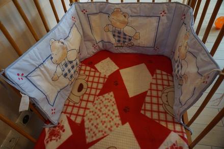 Mantinel do postieľky, šírka (cm): 35