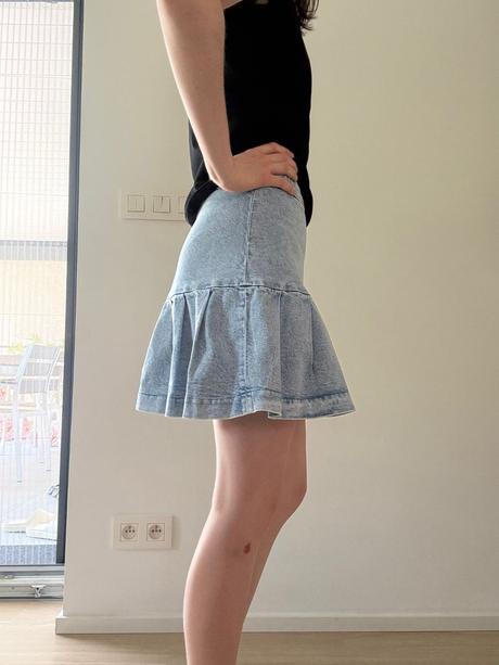 Rifľová sukňa, h&m,170