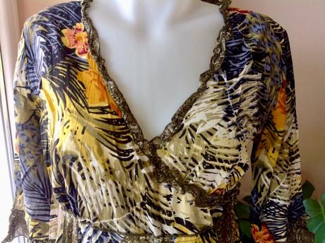 Krásne bavlnene saty 2+1napoly, 38