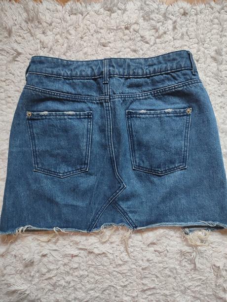 Rifľová sukňa, h&m,xs