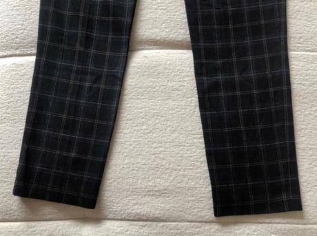 Čierne kárované nohavice asos s/36, s