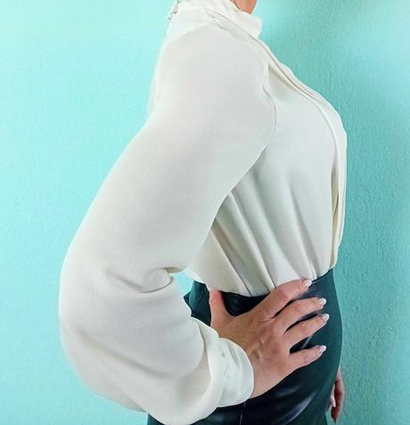 Dámska elegantná biela blúzka h&m, veľkosť 34, h&m,34 / xs