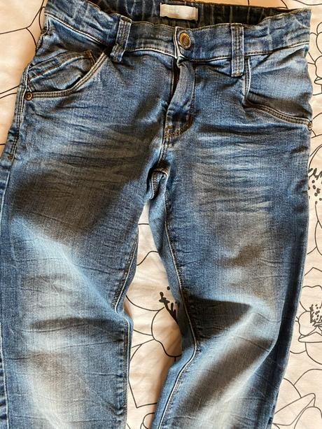 Kvalitné šúchané rifle zn. name it v. 140/146, name it,140