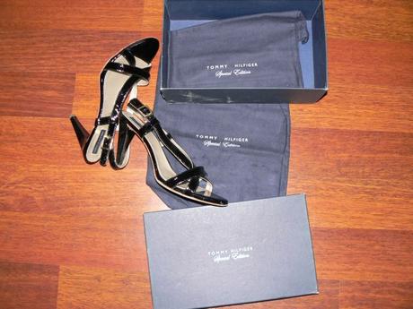 Th čierne sandále, tommy hilfiger,40