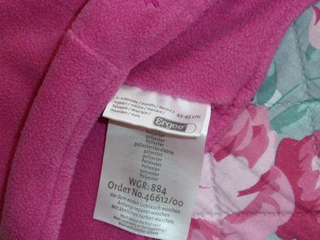 Flísová čiapka 74/80, ergee,74