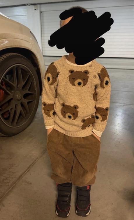 Detsky mackovy sveter, next,80