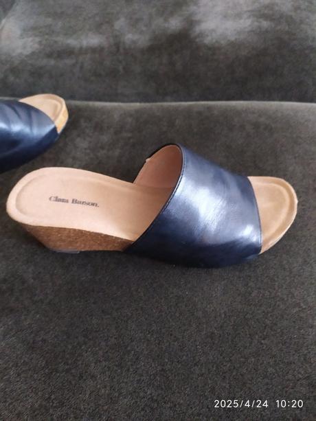 Šľapky čierne č.41, clara barson,41