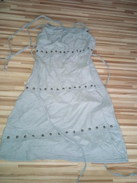 Riflové šaty na ramienka, kenvelo,xs