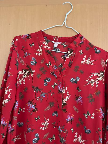 Kvetinová blúzka a dlhým rukávom esprit, esprit,m