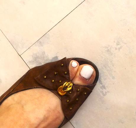 Kožené sandálky, 37