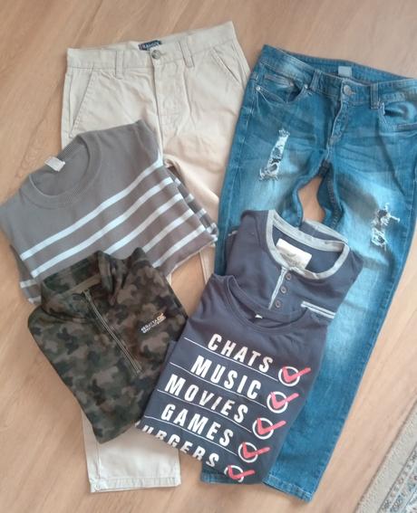 Balík chlapčenského oblečenia 140 -146, 140–152