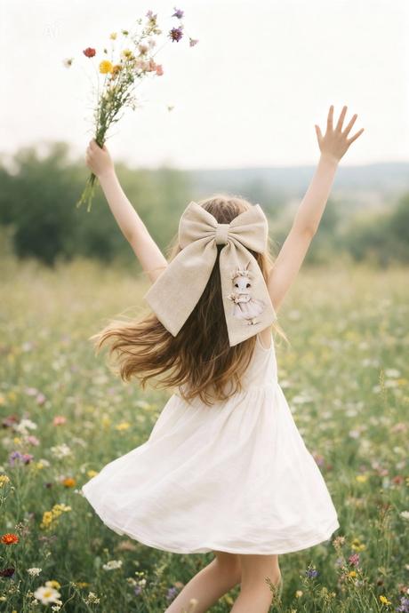 Handmade mašle do vlasov, 