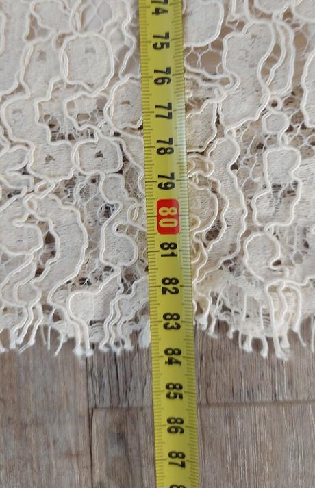 Krémové čipkované šaty zara, zara,s