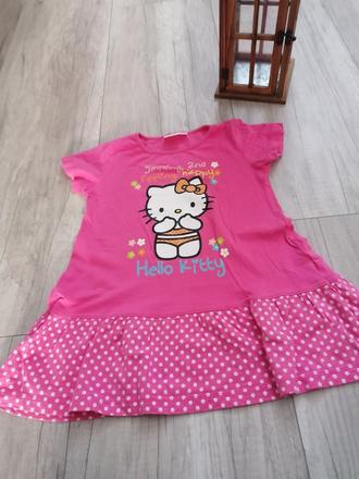 Šatočky hello kity 116/122, hello kitty,116