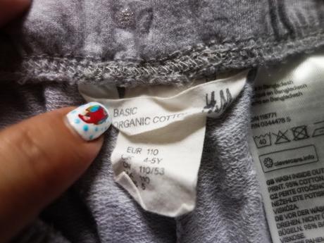 Kraťasky h&m basic, h&m,110