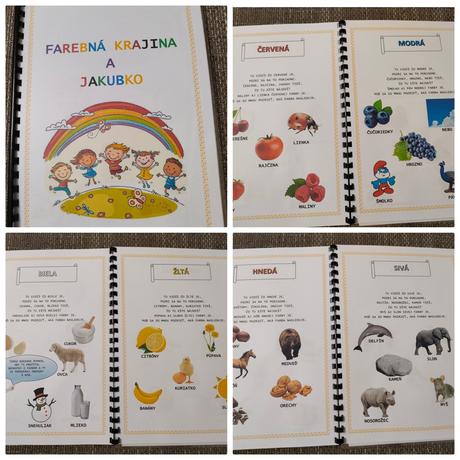 Pracovný zošit - farebná krajina (suchý zips), 